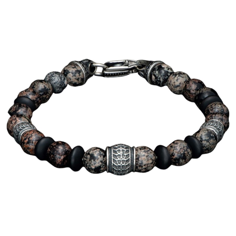 William Henry Newport Red Obsidian Bracelet